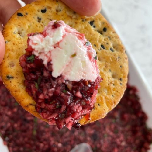 Cranberry Cream Cheese Dip