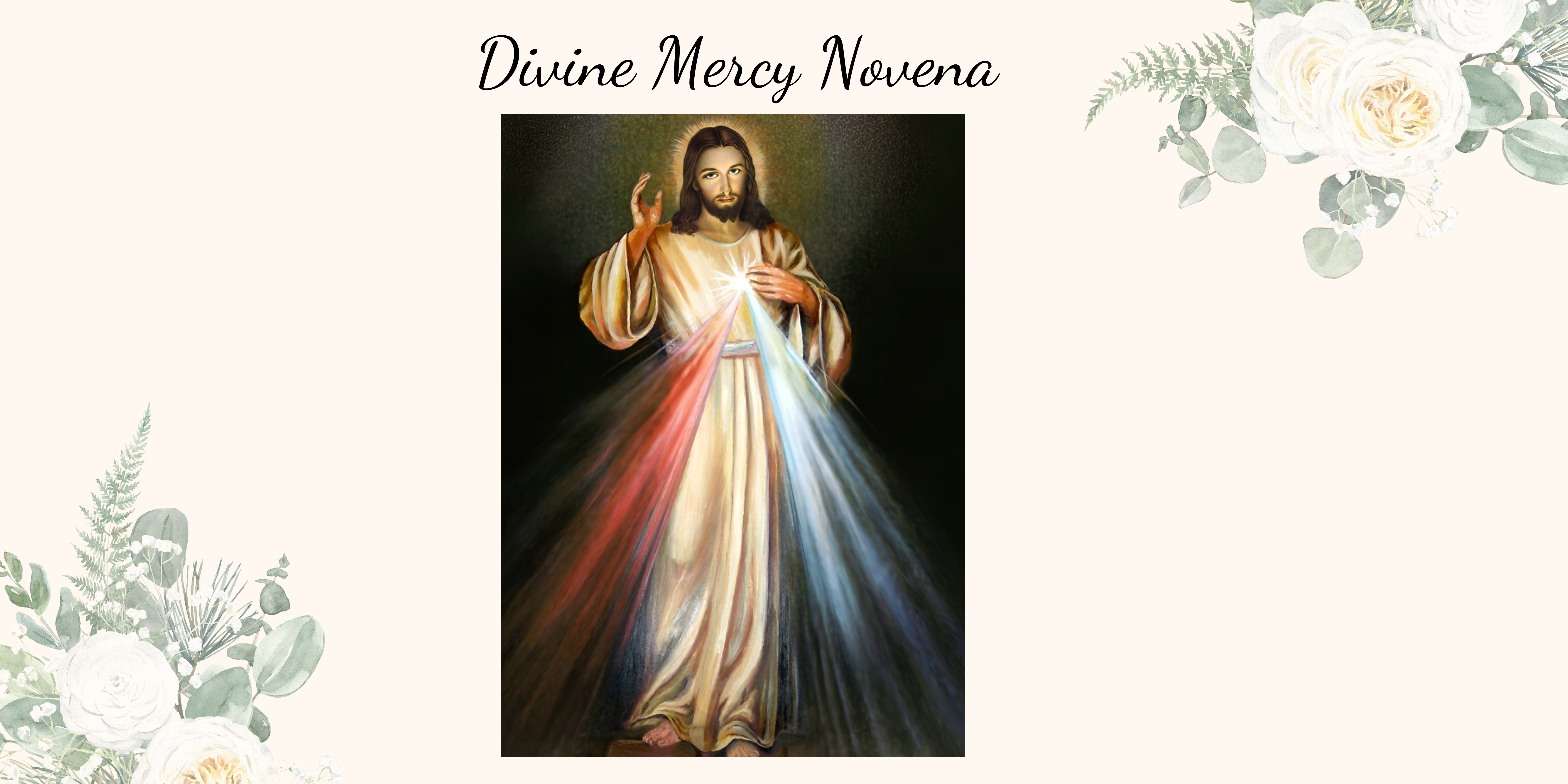 DIVINE MERCY NOVENA for the month December Day 6