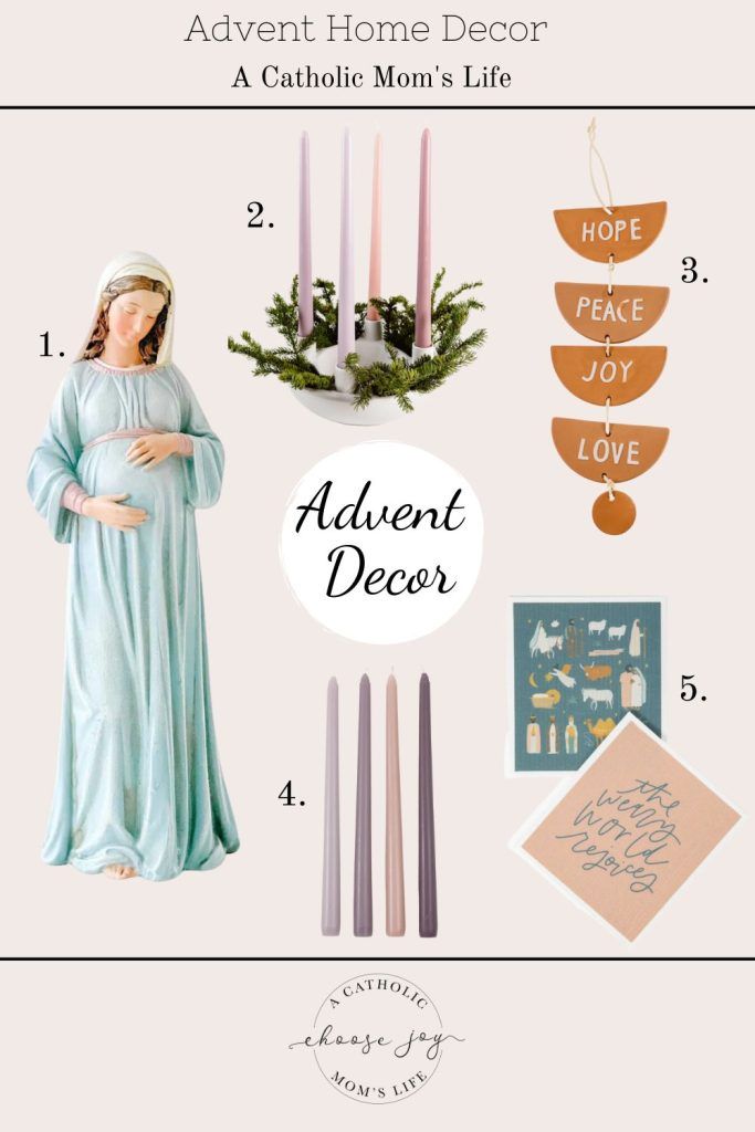 Advent Decor - A Catholic Moms Life